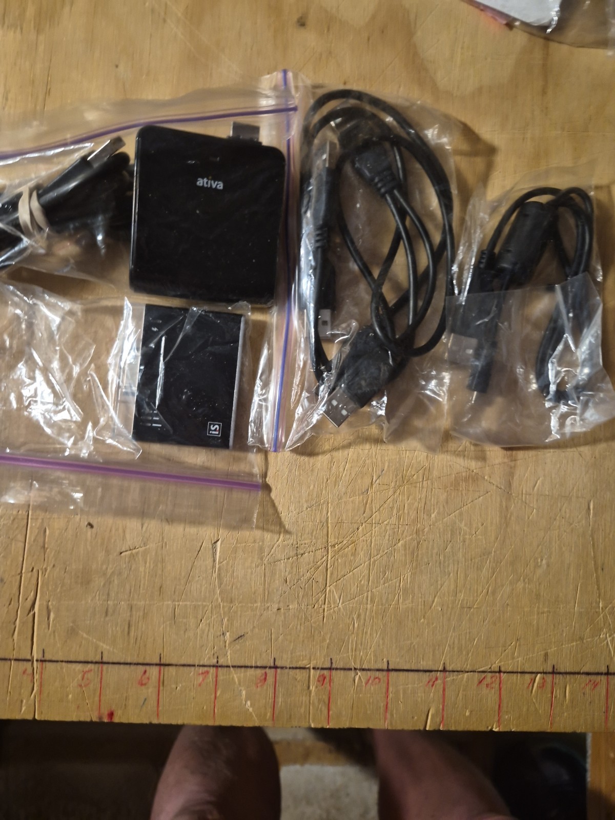 Lot of Random Electronics, Wires, Cords, Etc. All Untested, Sold As Is