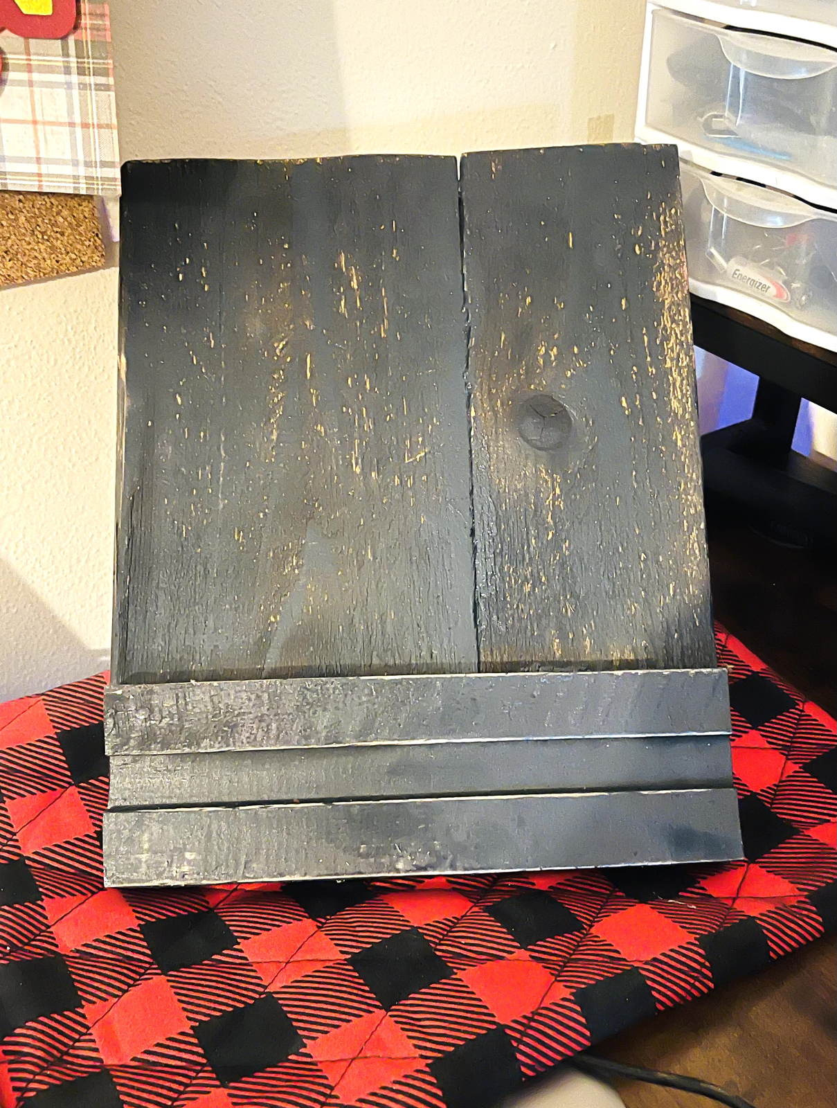 Wooden Rustic iPad Stand