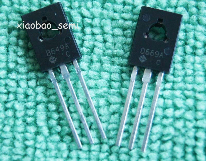 20pairs (40pcs) Brand New 2SB649A + 2SD669A Transistors B649A + D669A
