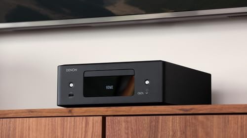 Denon Denon RCD-N12 Network CD Receiver HEOS/HDMI ARC compatible Black RCDN12K