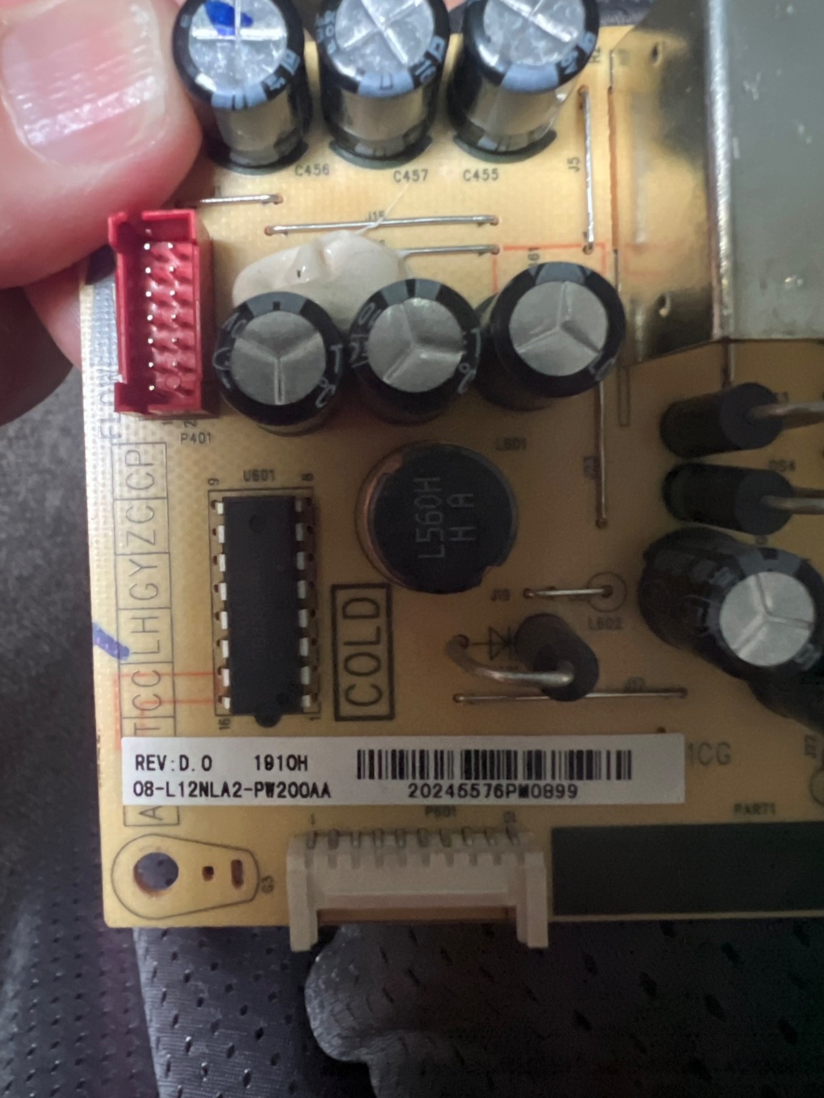 POWER BOARD TCL 50S425 / 55S421 / 55S425, 08-L12NLA2-PW200AA