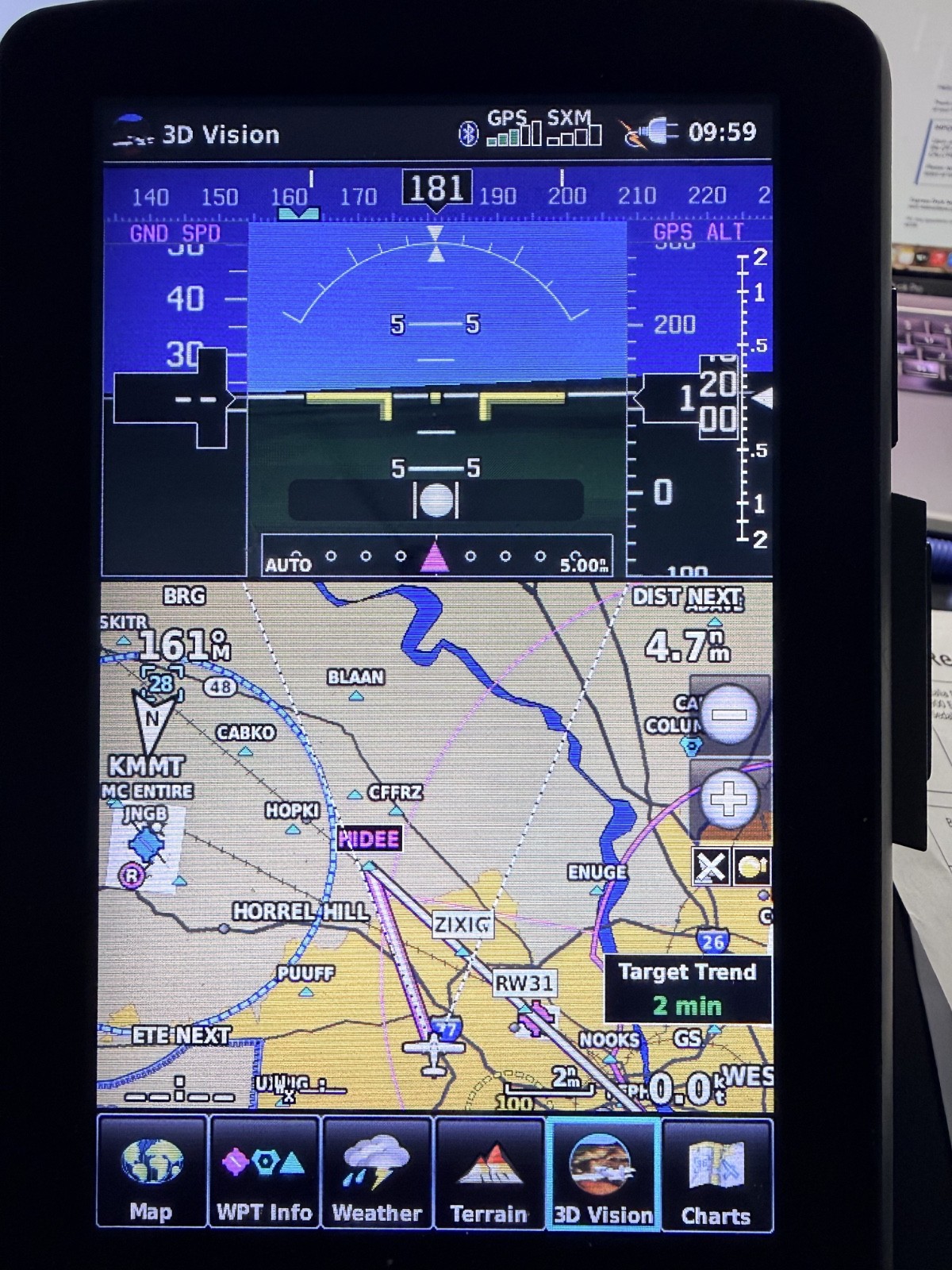 Garmin Aera 796 w GPS antenna, yoke mount, and extra mount cables
