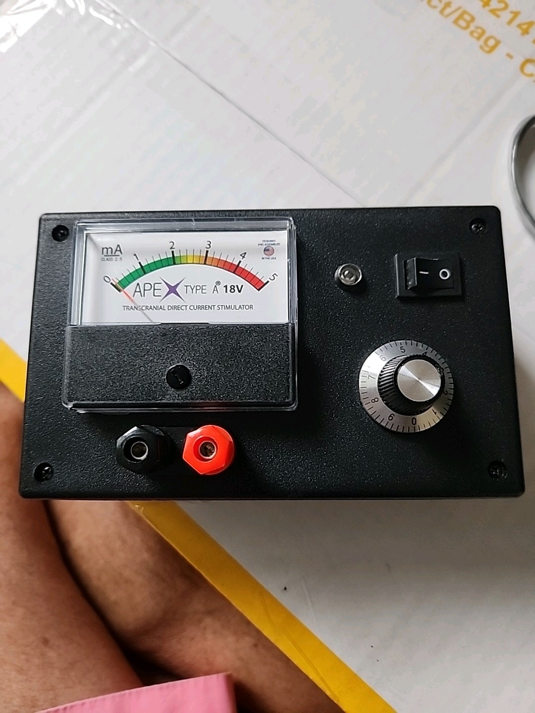 Apex Type A device (TCDS)transchannel Direct Current Simulator