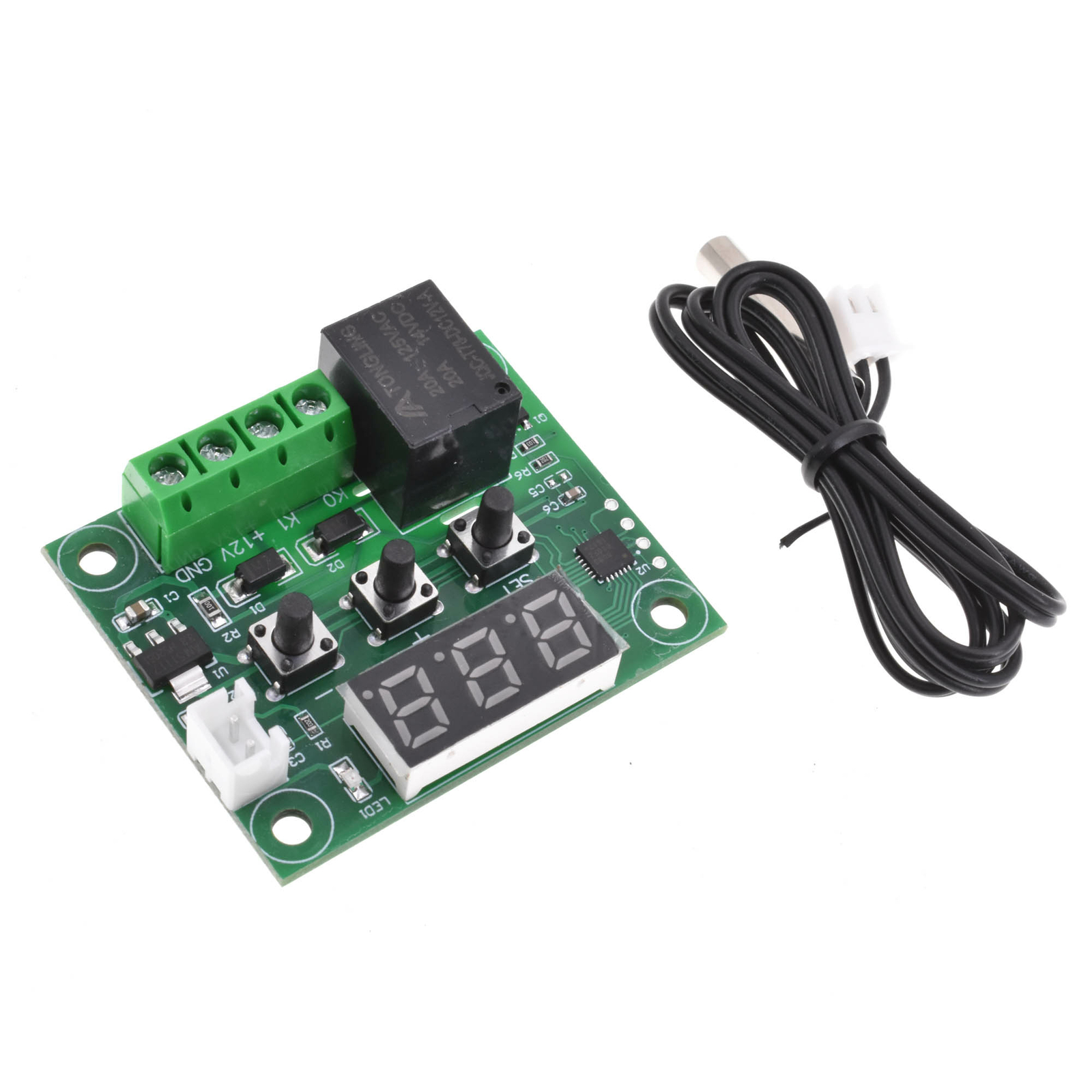 -50-110°C W1209 Digital thermostat Temperature Control Switch 12V sensor M103