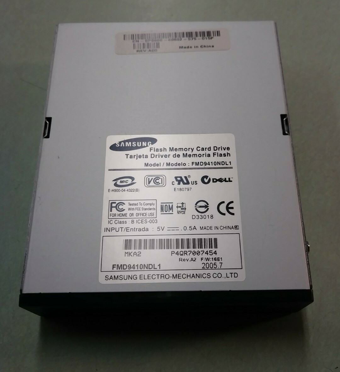 Samsung Flash Memory Card Drive FMD9410NDL1 P9866