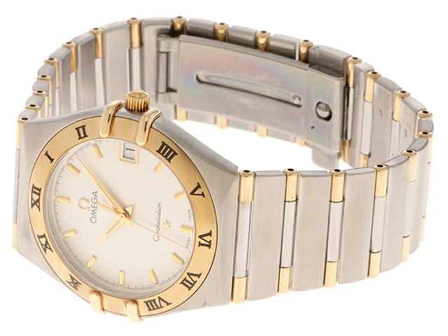 OMEGA Watch Constellation 1312.30.00, Stainless Steel 18K Yellow Gold Quartz