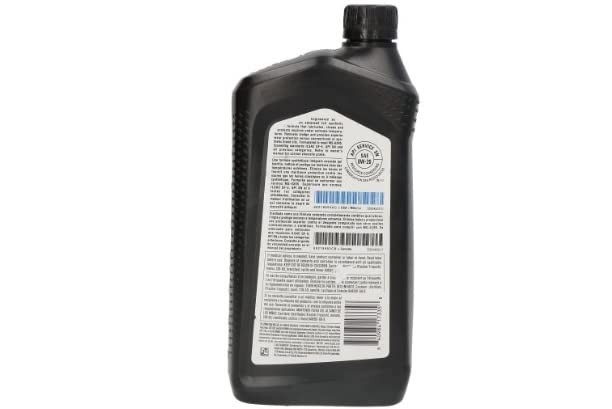 Mopar 68523994AA Genuine Motor Oil 0W-20 MaxPro+ OE Full Synthetic, 1 Quart, Pac