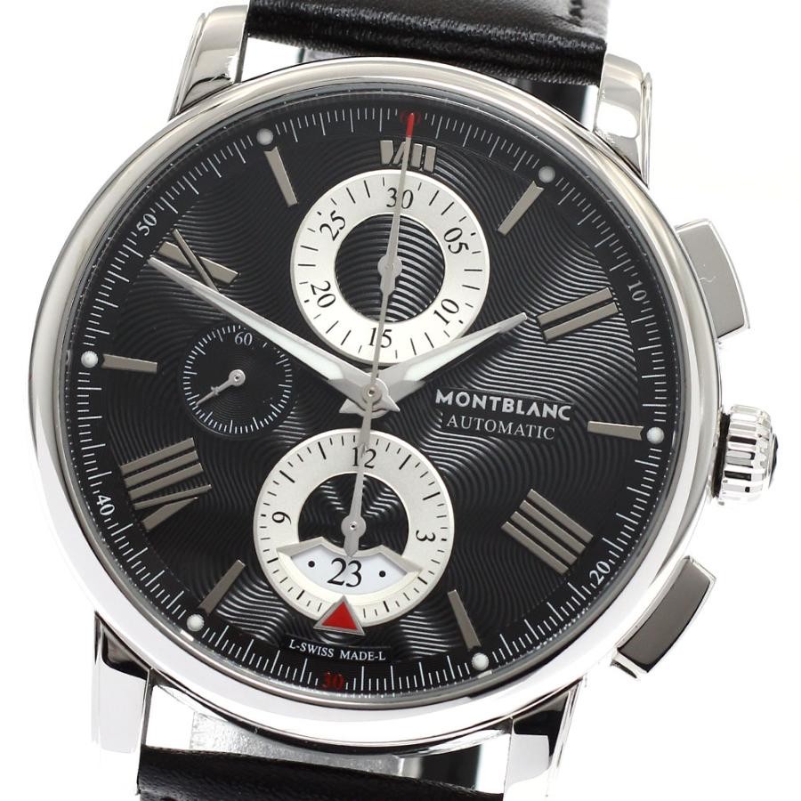 MONTBLANC Men’s Automatic Chronograph Wristwatch Stainless Steel Star Date
