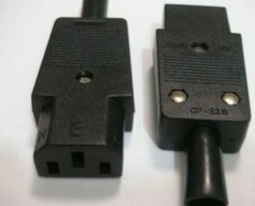 1pcs, IEC AC Power Cable Standard Cord Plug/Connector ,22F,teng