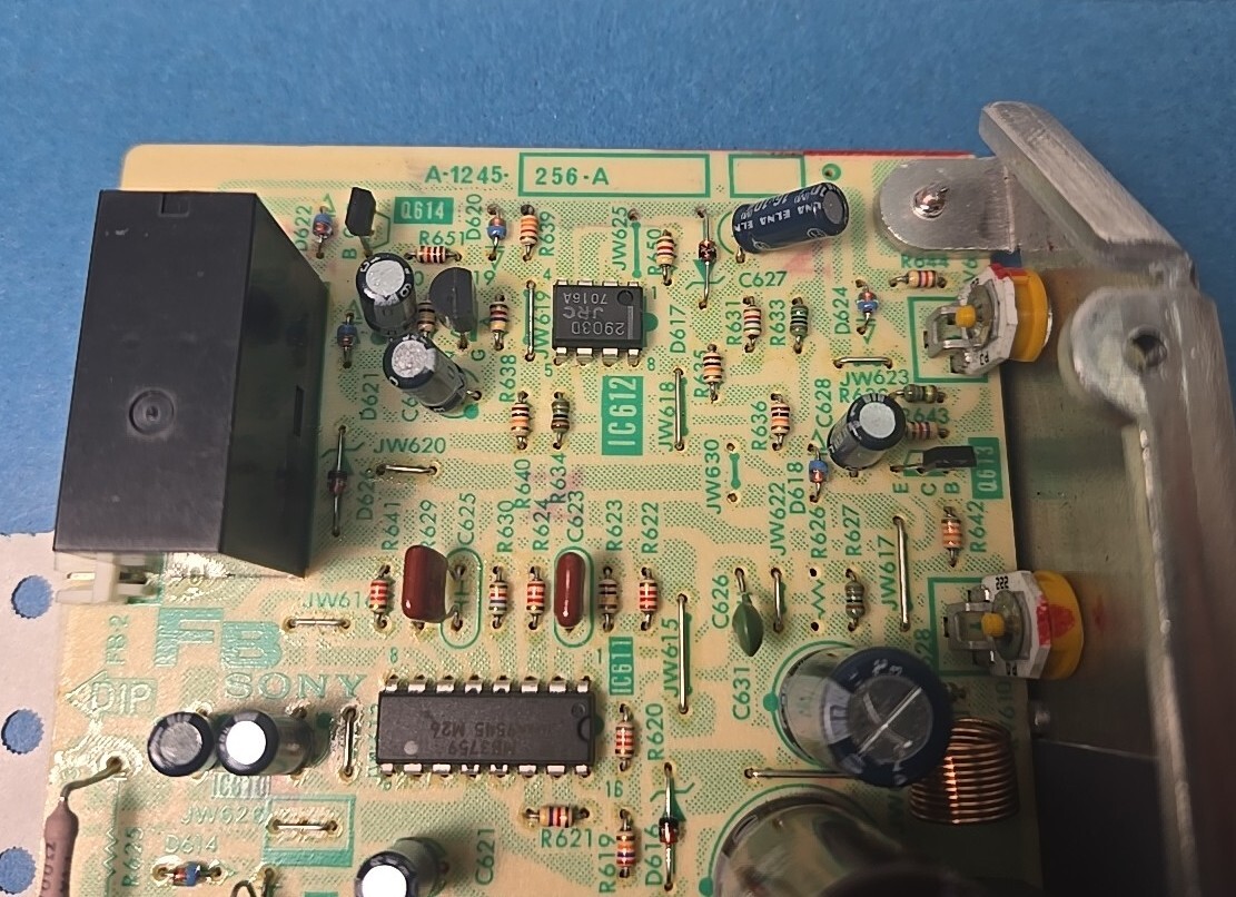 SONY FB BOARD A1245256A A-1245-256-A Mounted Circuit Board PVM-8020 BVM-8021