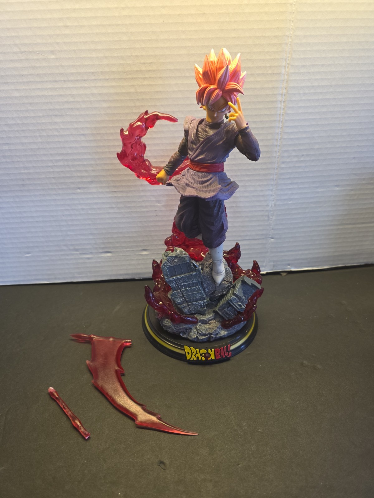 Dragon Ball Z Zamasu Figure Black Goku PVC Action Figures GK Statue DAMAGED