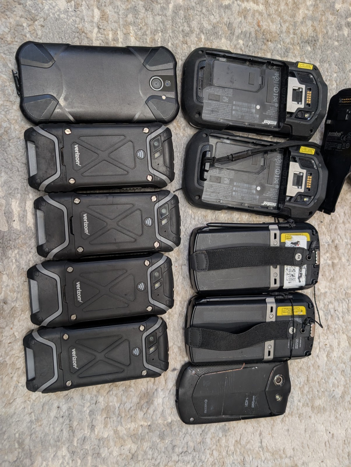 Lot Of 10 Mobile Device |4 Sonim XP5|2 Motorola MC55A0|2 Symbol TC700H|2 Kyocera