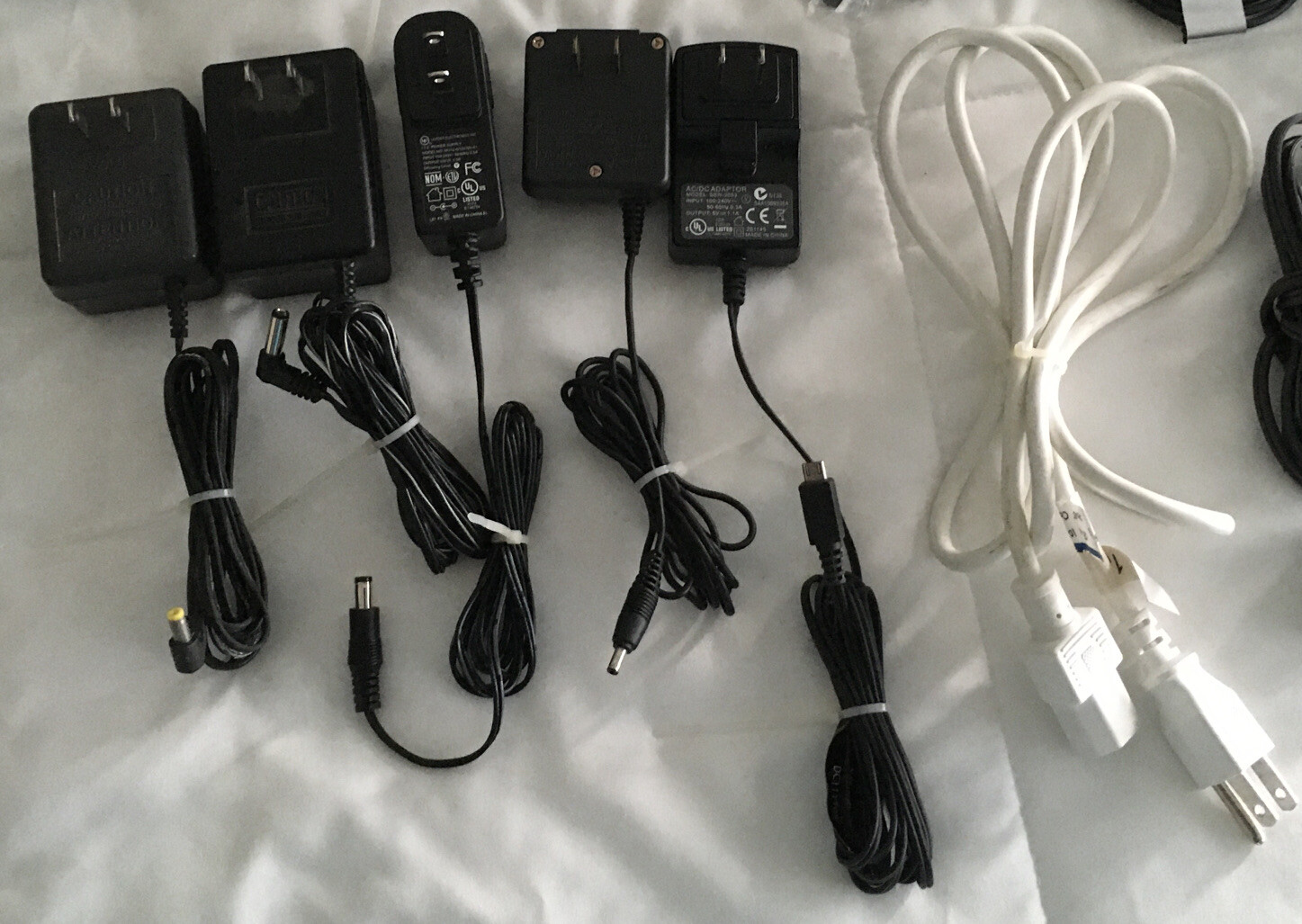 Electronic Cords & Cables Assortment, Plus More