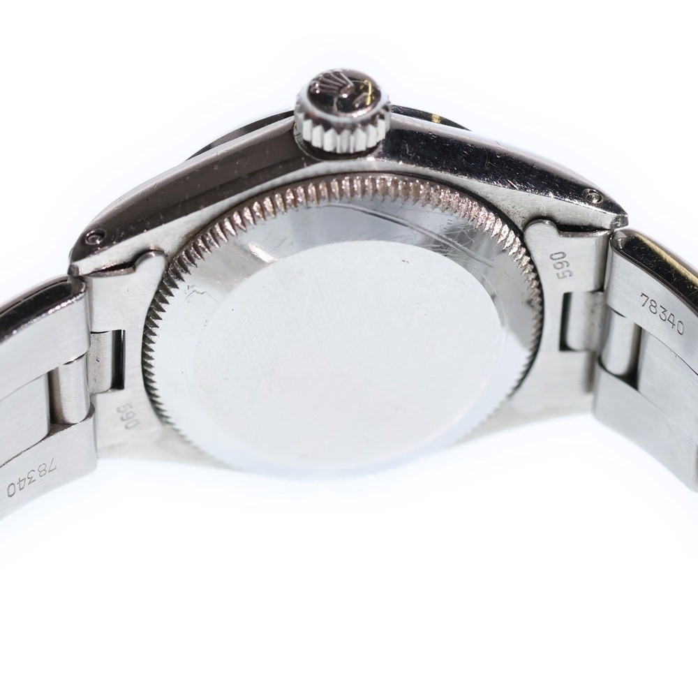 ROLEX Watch Oyster Perpetual Date SS/AT 6517 Gray Dial Stainless Steel Automatic