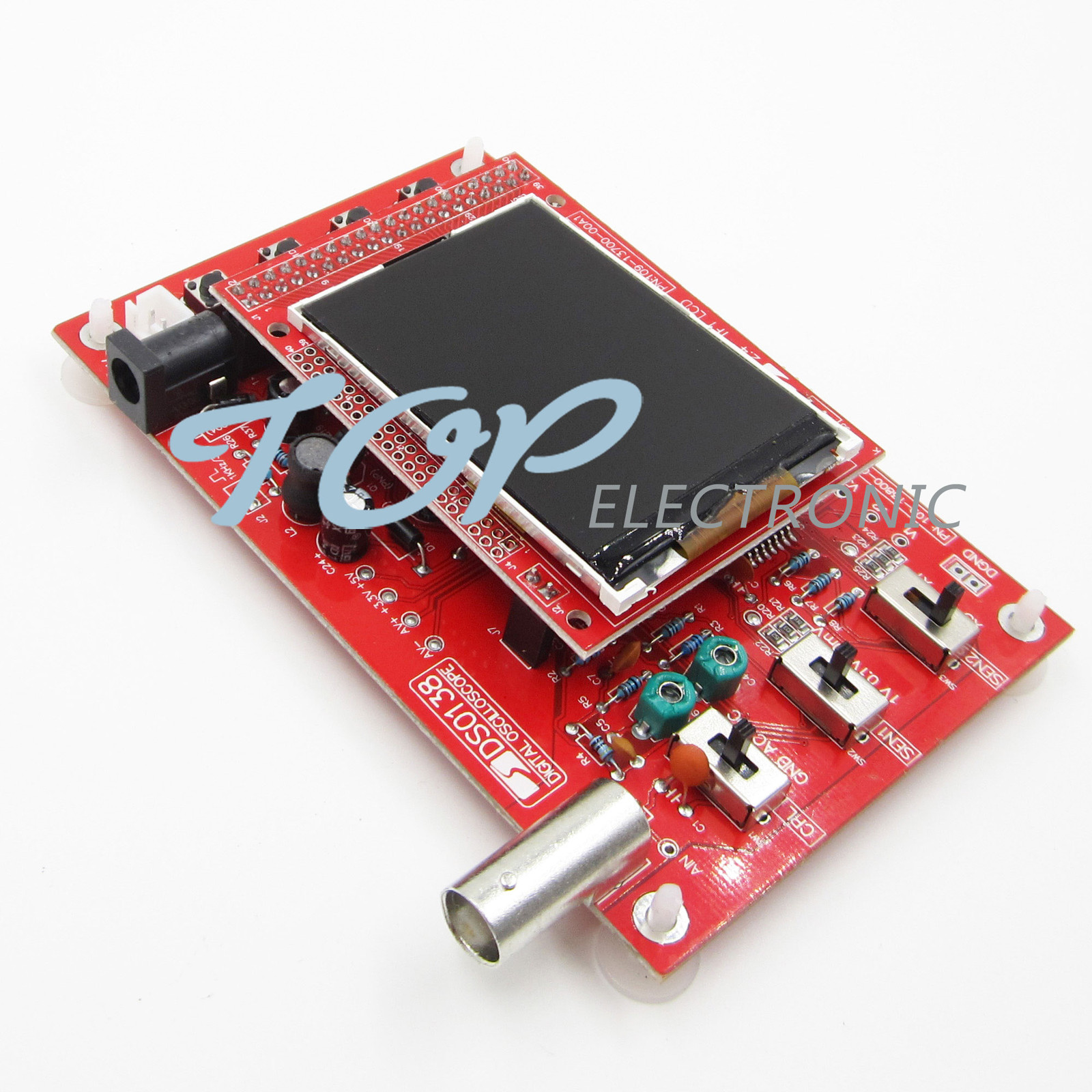 DSO138 2.4″ TFT Digital Oscilloscope 1Msps + Probe Analog Bandwidth (Welded)