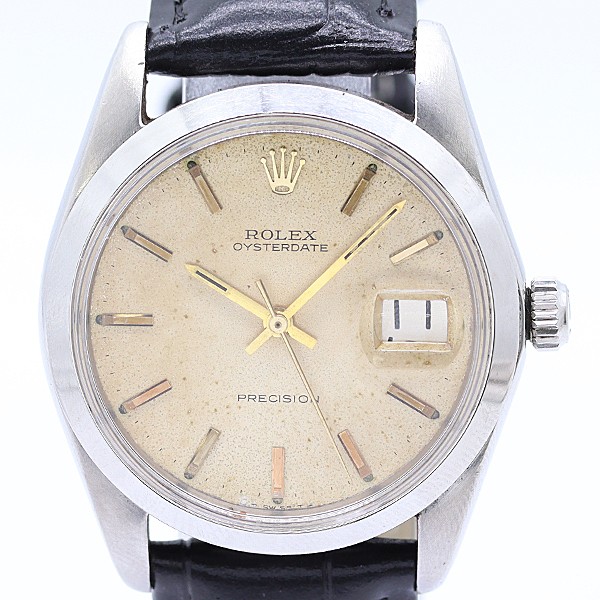 Rolex Watch Oysterdate Precision 6694 3396047 Manual Winding Champagne Dial Men