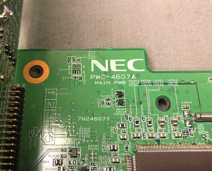 NEC PROJECTOR MAIN PWB PWC-4607A 7N246071