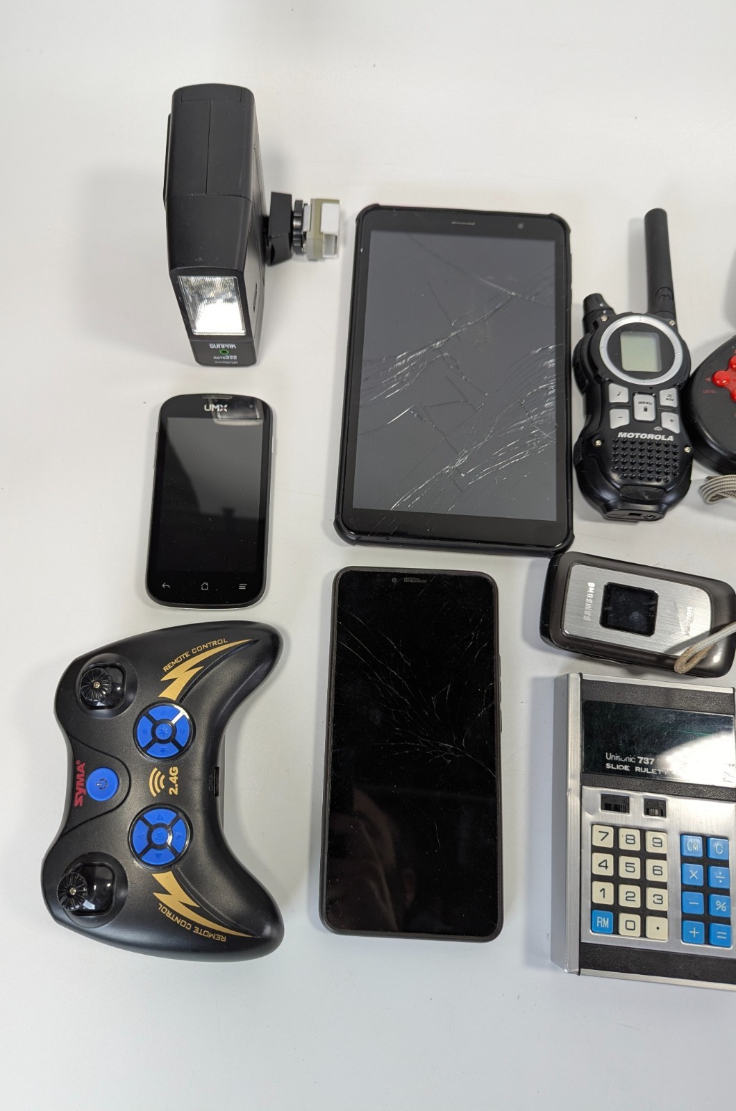 Electronics Lot for Parts/Repair – Samsung Canon Kodak Cameras Phones Tablet