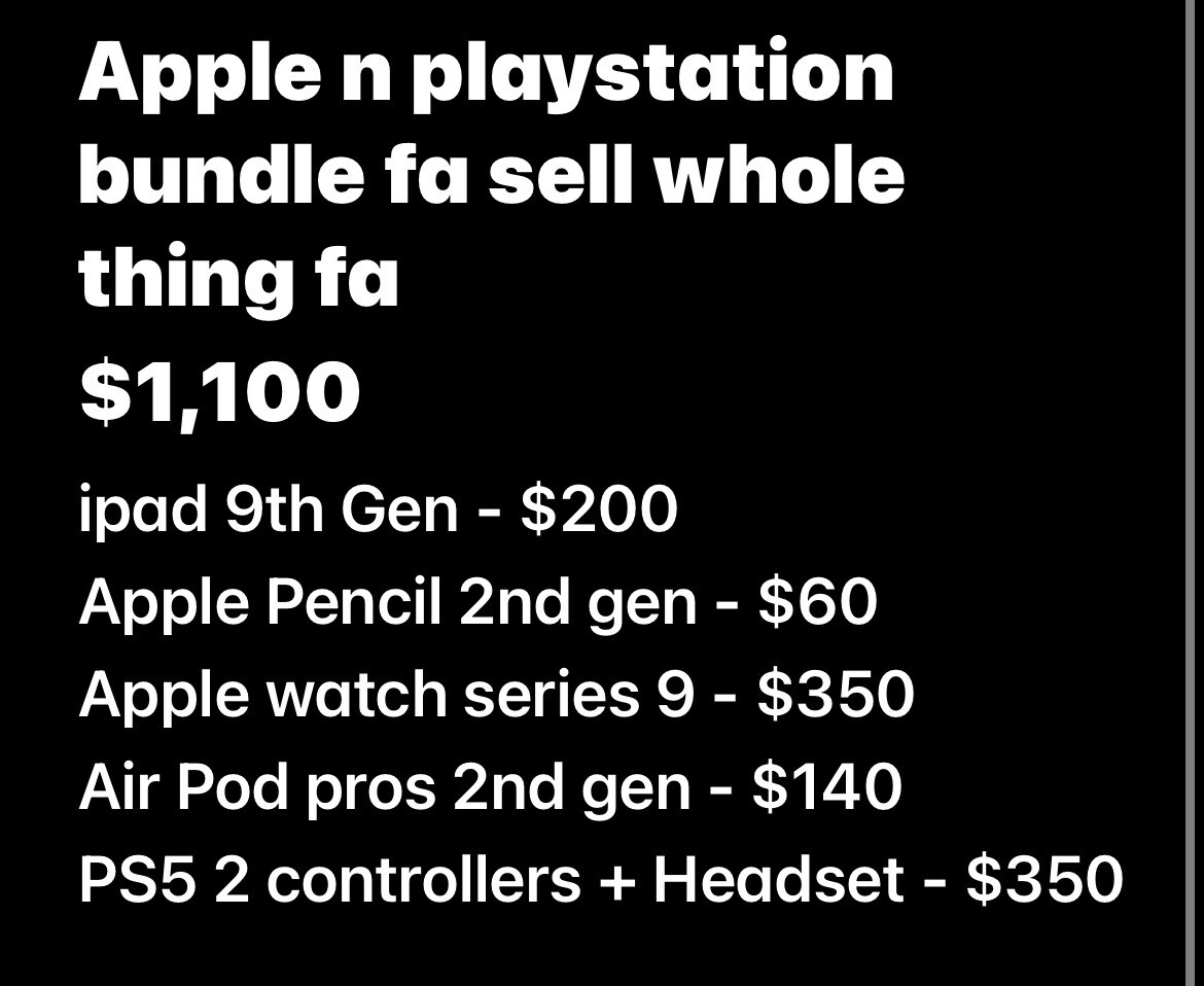 apple products lot