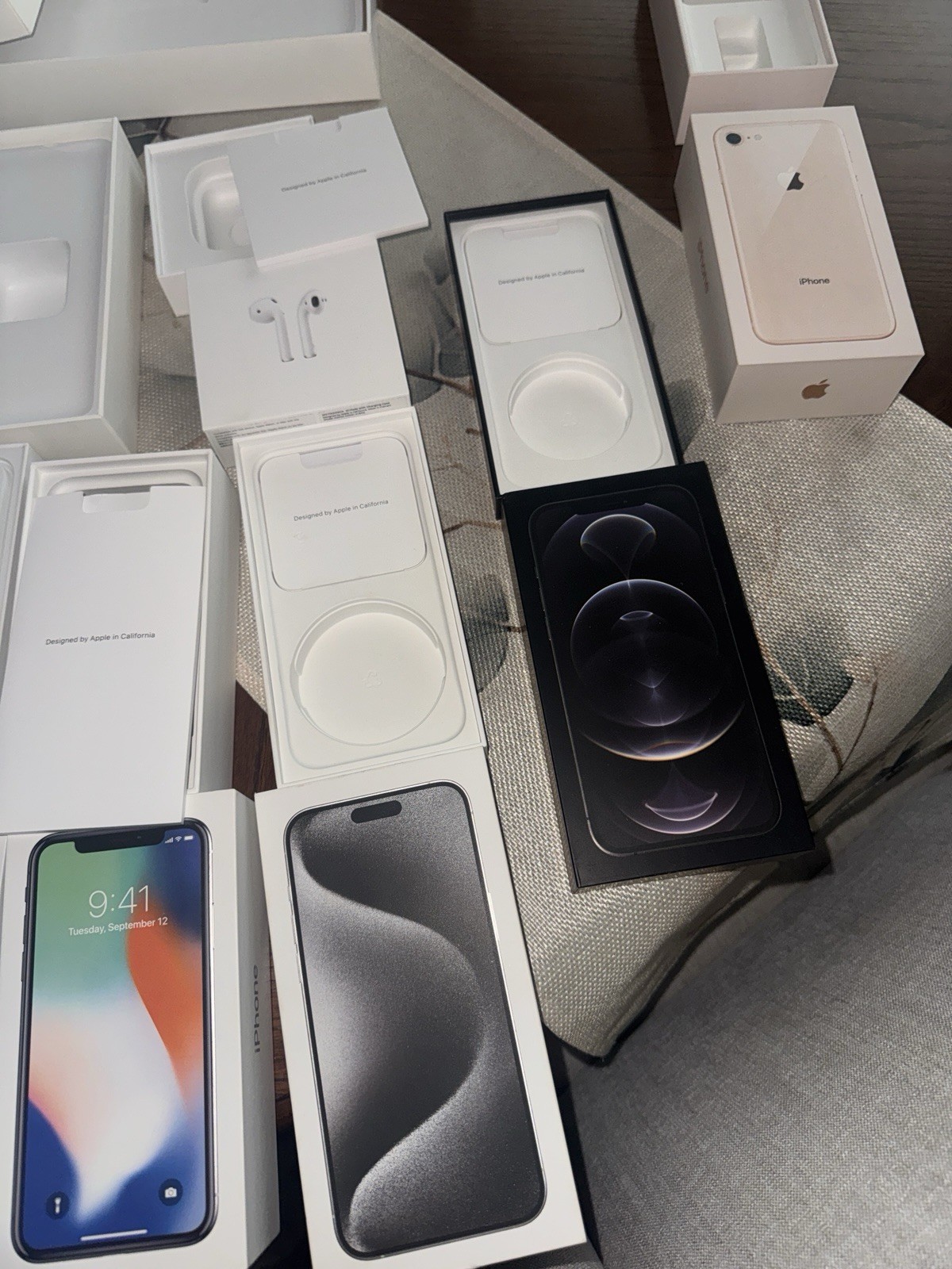 Apple iPhone Mixed Lot Retail Boxes Packaging for iPad iPhone AirPods