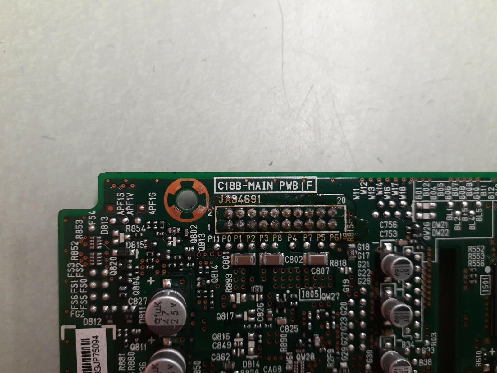 Hitachi CP-EX300 Projector Mainboard LCD C18B-MAIN PWB JA34691