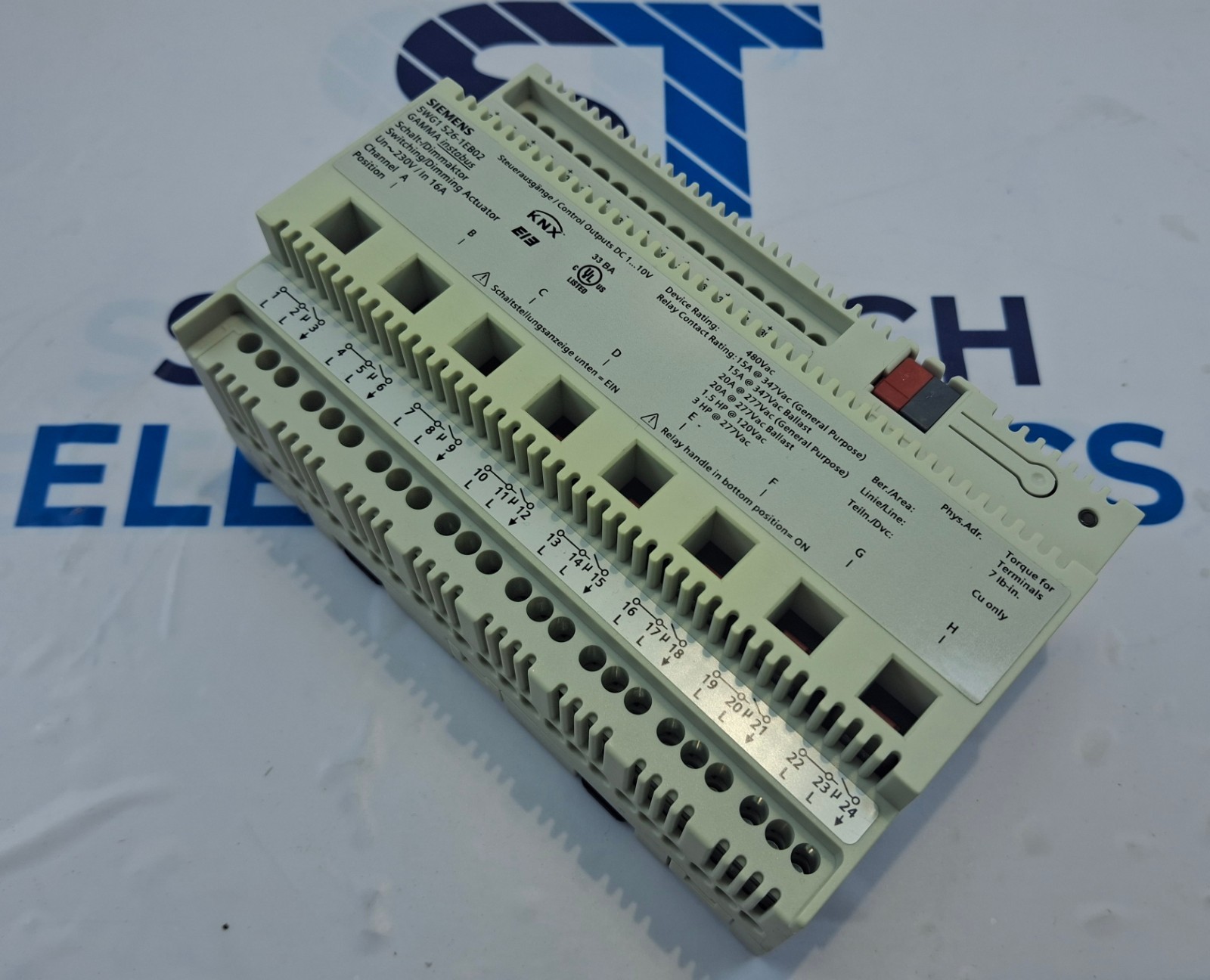 SIEMENS 5WG1 526-1EB02 KNX Switching Dimming Actuator 8xAC 230V