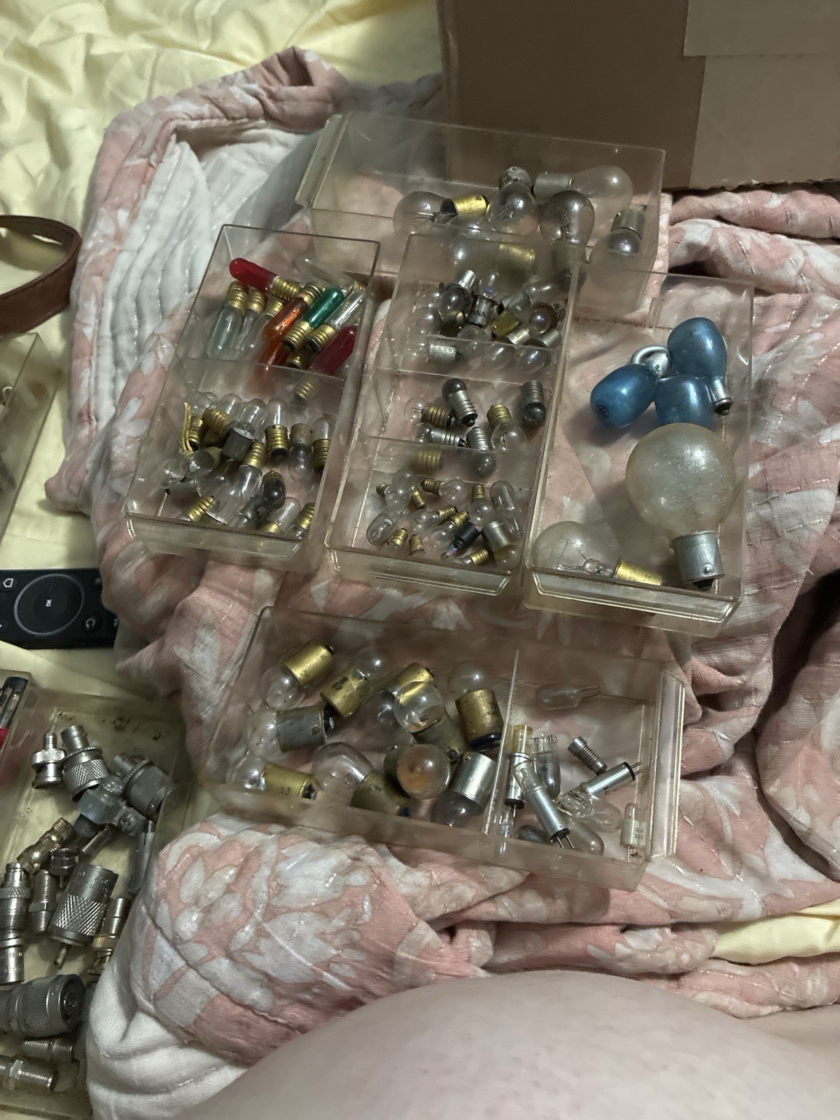Bulk Electronics Parts Lot – RCA Jacks, Switches, Wiring, Etc– DIY Repair