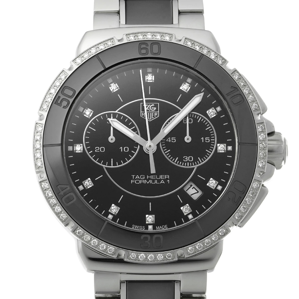 TAG Heuer Formula 1 Quartz Chronograph CAH1212.BA0862 Black Diamond Men’s Watch
