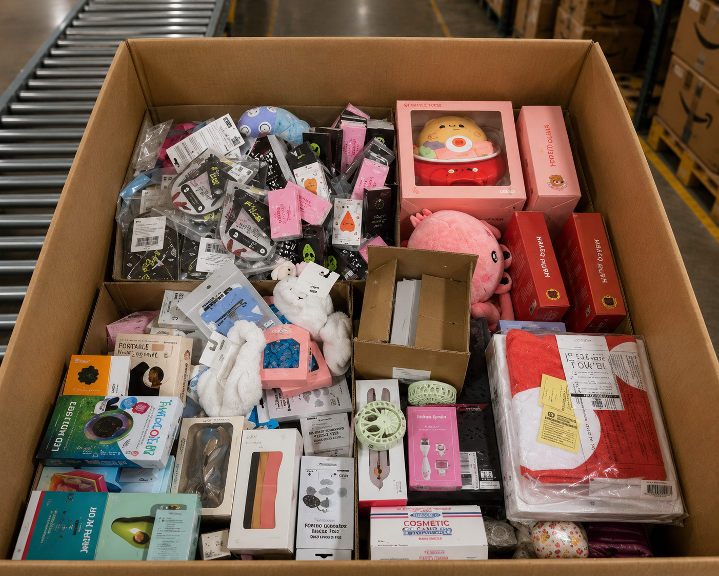 Amazon Overstock Consumer Goods Ready for Families and Resellers