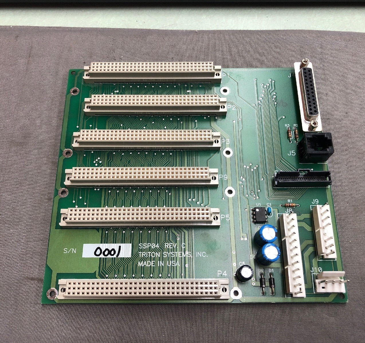 TRITON SSP04 REV C 6 SLOT PC BOARD FROM ATM MACHINE