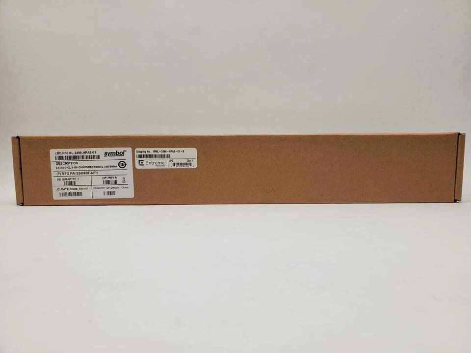 Motorola Symbol ML-2499-HPA3-01 2.4GHz 5dBi Omni WiFi Antenna 802.11b/g Wireless