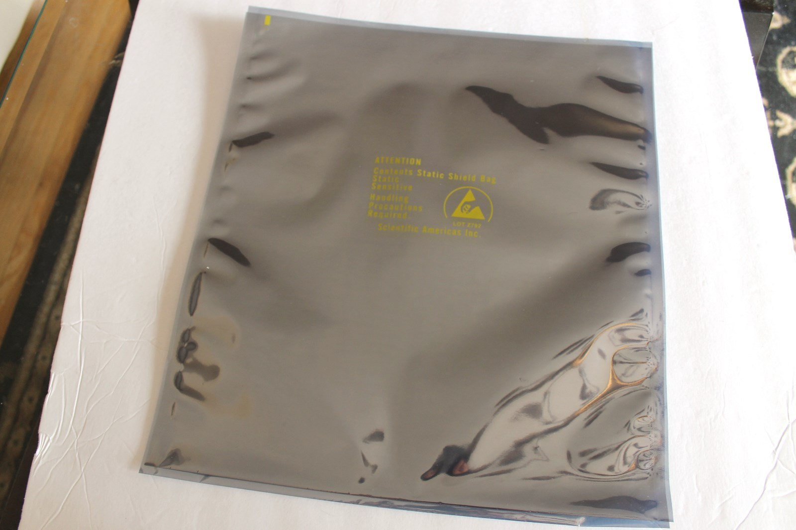 500 (100/PKG) Anti Static ESD Open Top Shielding bags- 4″ X 6″ (Inner Diameter)