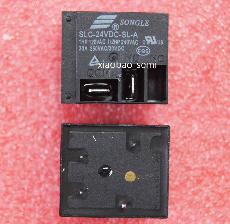 10PCS ORIGINAL SLC-24VDC-SL-A 24V SONGLE POWER Relay 4PINS