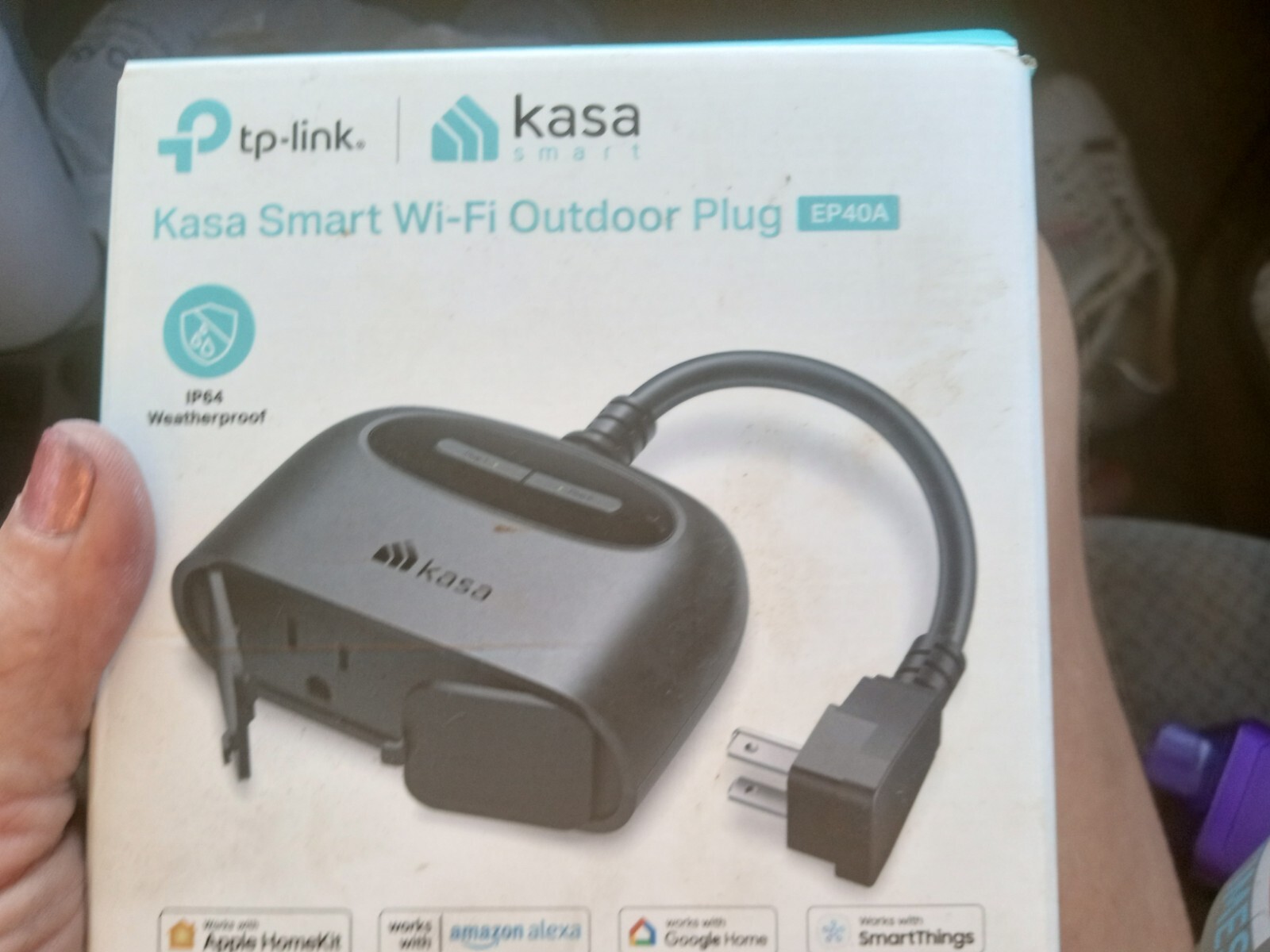 Tp-link EP40-Kasa Smart WiFi Outdoor Smart Plug KP400