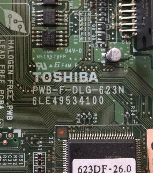 Toshiba 6LE49534100 E-Studio 233 PWB-F-DLG-623N