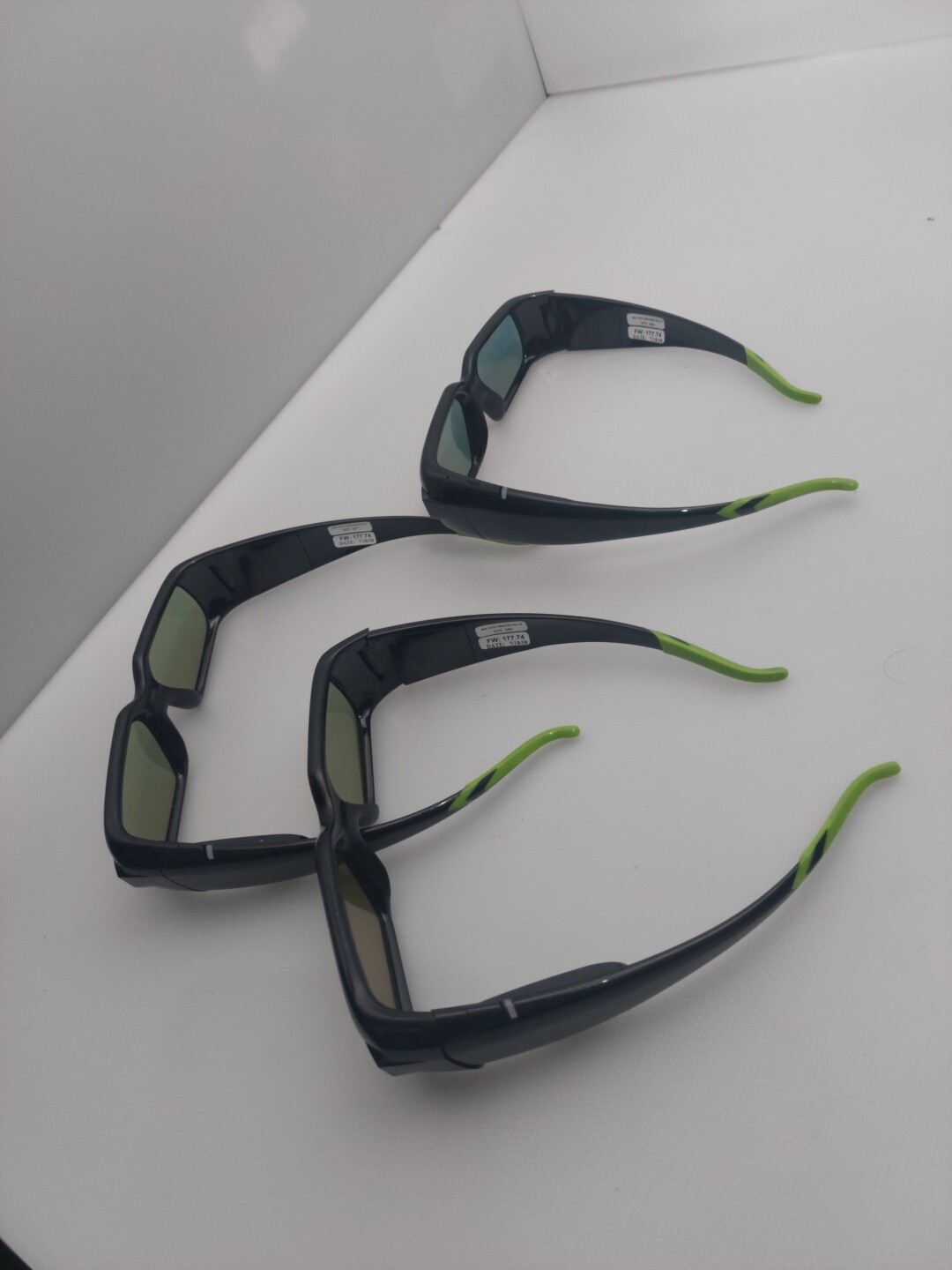 3 nVIDIA 3D Vision 3D Glasses 642-10701-0003-000 Untested As-is