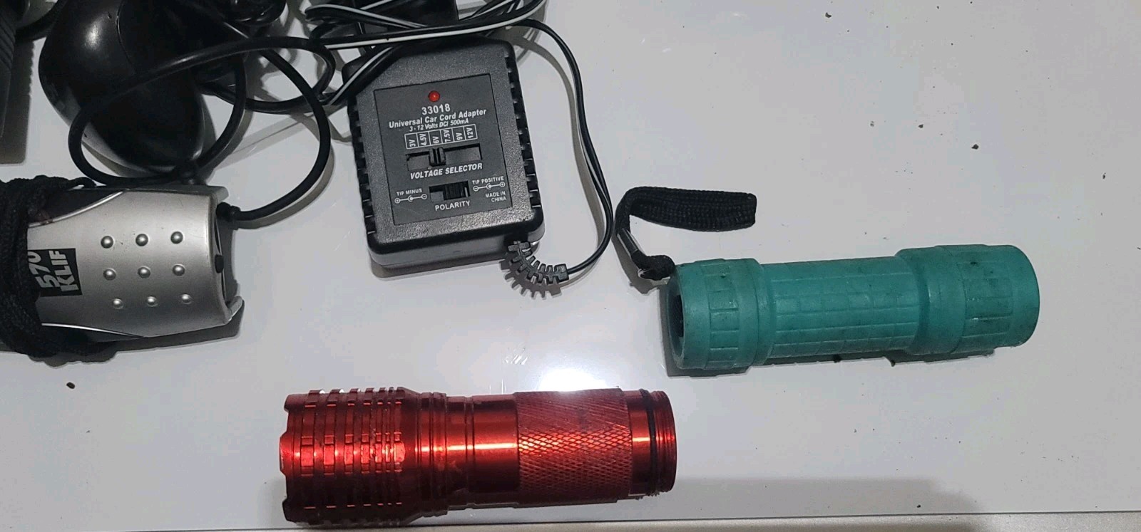 Vintage Electronics Lot Juliette Jensen Lantern Radio Earbuds Flashlights Bulk