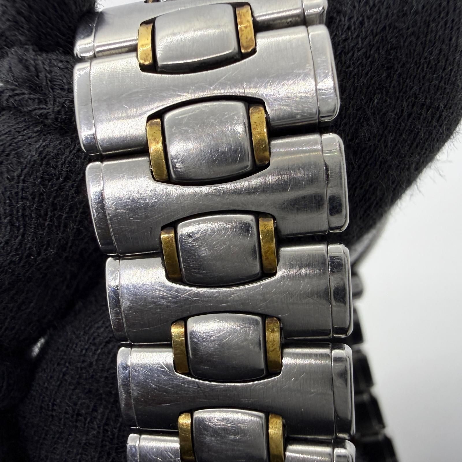 SEIKO Watch CREDOR 4M71-0A10 Kinetic Auto Quartz Silver Gold Unisex Working Auth