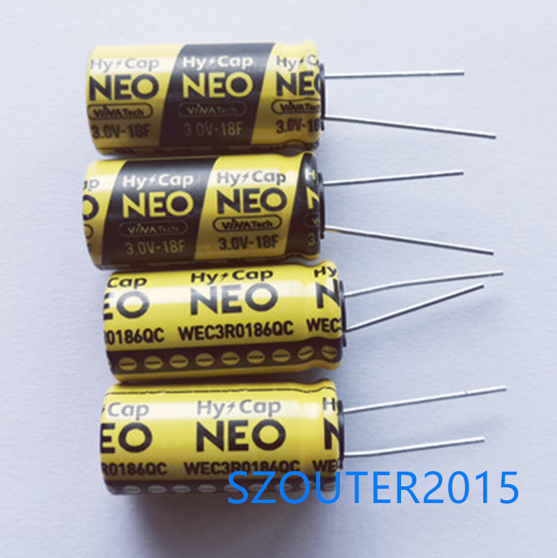 1PCS 3V 18F VEC3R0186QC Supercapacitor HY-Farad Capacitor 12mm*25mm 3V 18F NEW