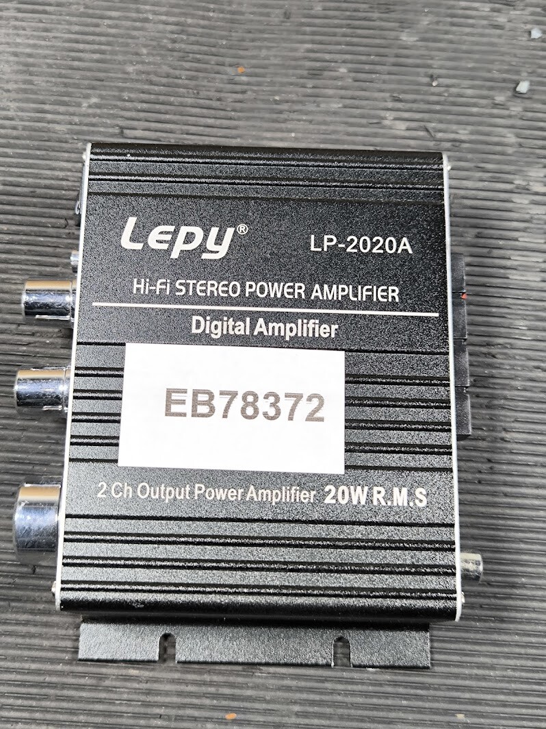 Lepy LP-2020A Hi-Fi Stereo Power Amplifier – Used, Working