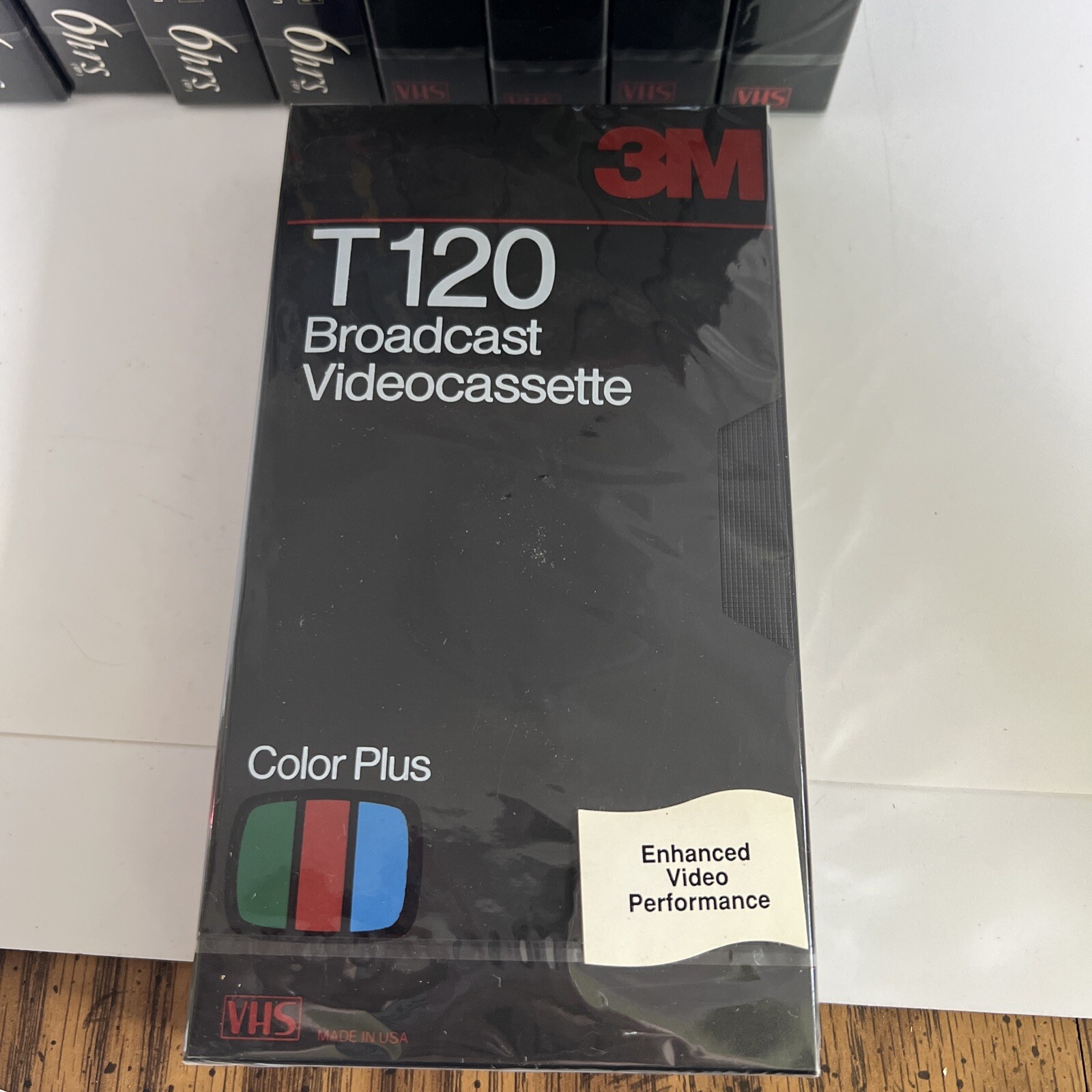 4 Sony Premium, 4 T120 Professional 3M, 1 3M Broadcast 9 VHS Video Cassette Tape