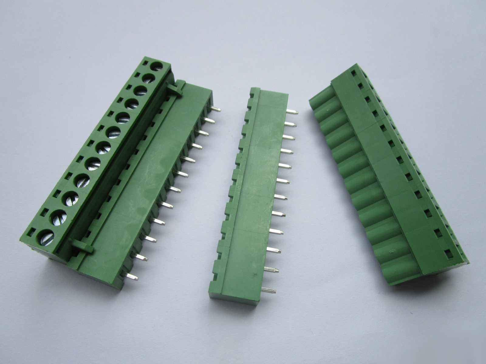 12 pcs 5.08mm Close Straight 12pin Screw Terminal Block Connector Pluggable Type