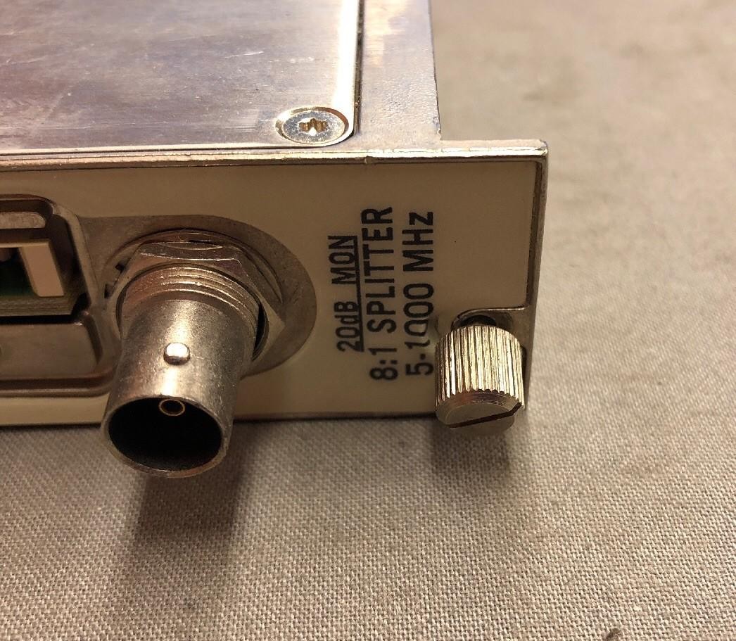 ADC RF WORx 8:1 SPLITTER 5-1000 Mhz SCV-1008BMPS NO FUSES