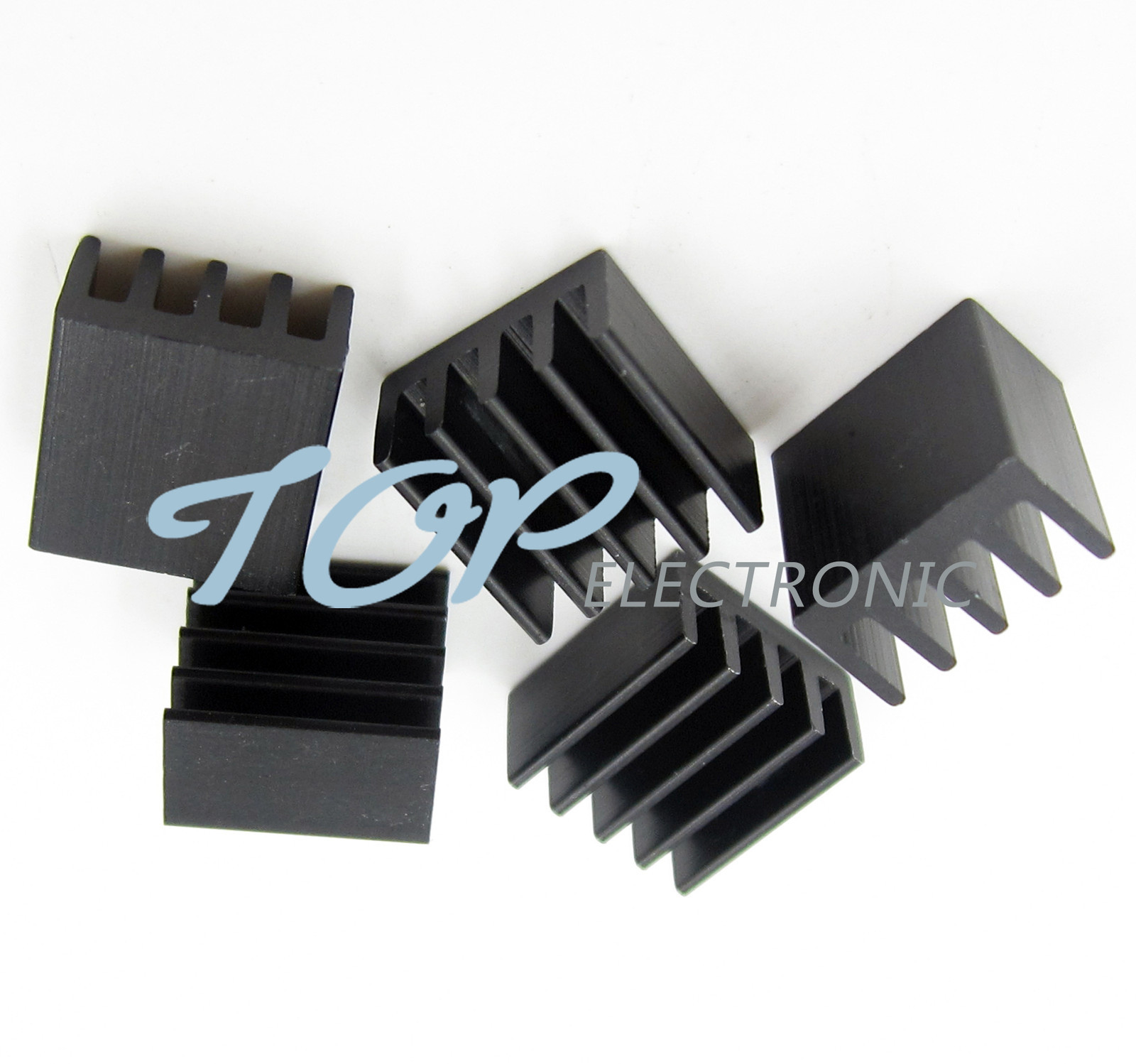 50Pcs Heat sink 8.8×8.8x5mm High quality MINI HeatSink Color Black