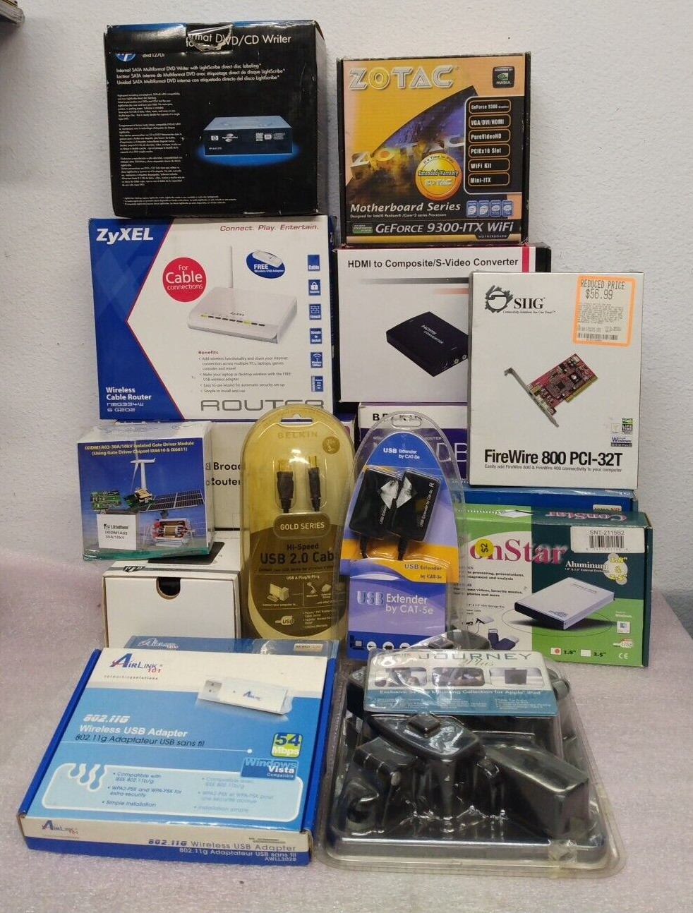 Lot of 16 Bulk Wholesale Electronics *New or Opened Box* As Pictured