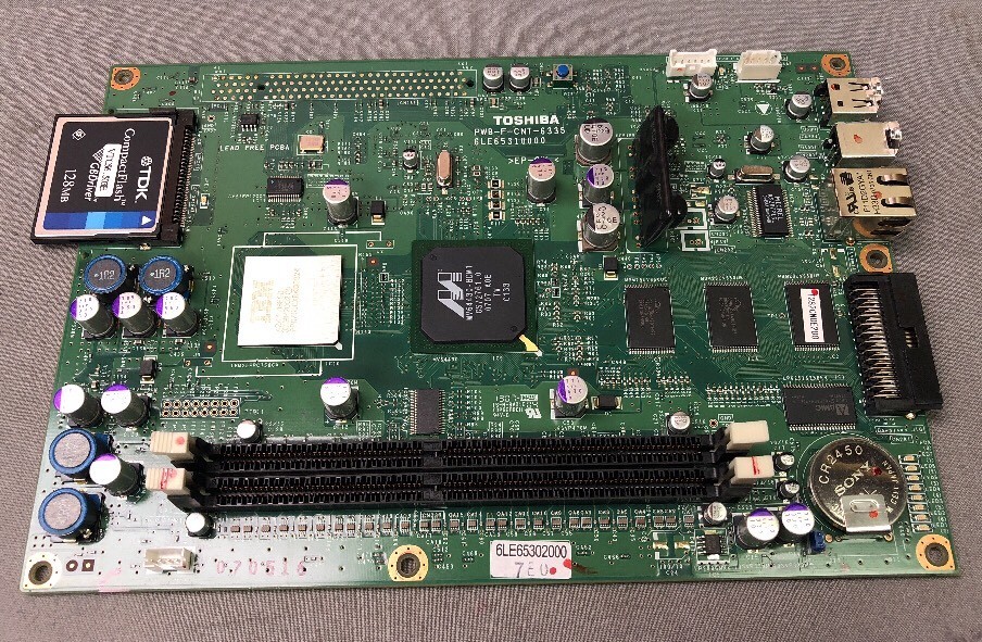 Toshiba eStudio PWB-F-CNT-633S 6le65310000 Copier Main Board