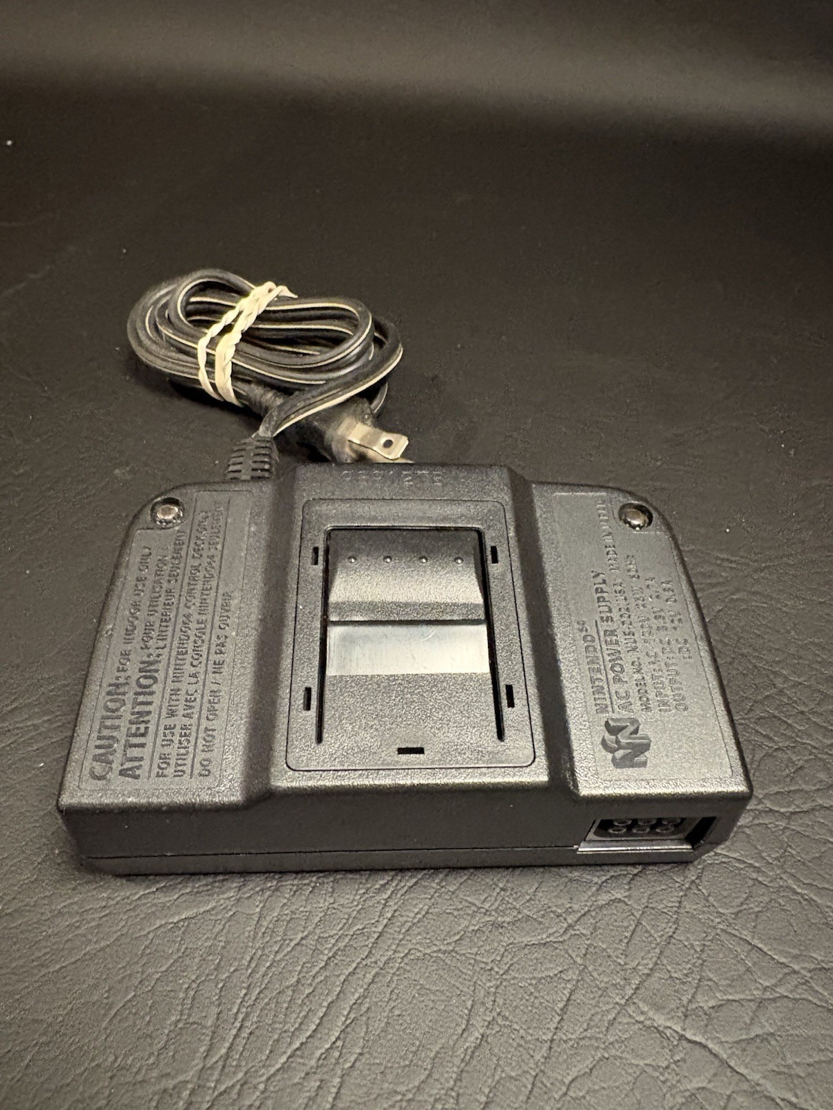 Original OEM Nintendo 64 (N64) AC Adapter Power Supply (Model: NUS-002)