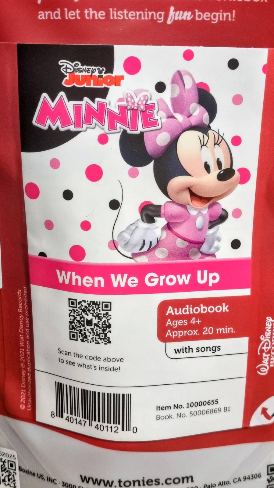 New Tonie Mouse Duo: Mickey & Friends, Minnie “When We Grow Up”, + Mickey Watch!