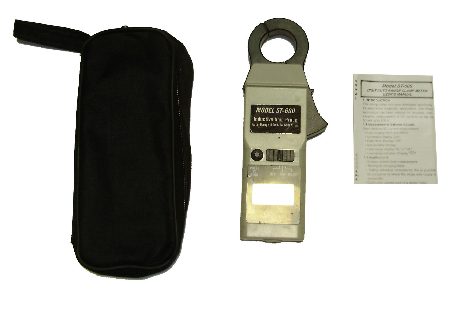 ST-600 DC 600A Clamp Meter Auto range