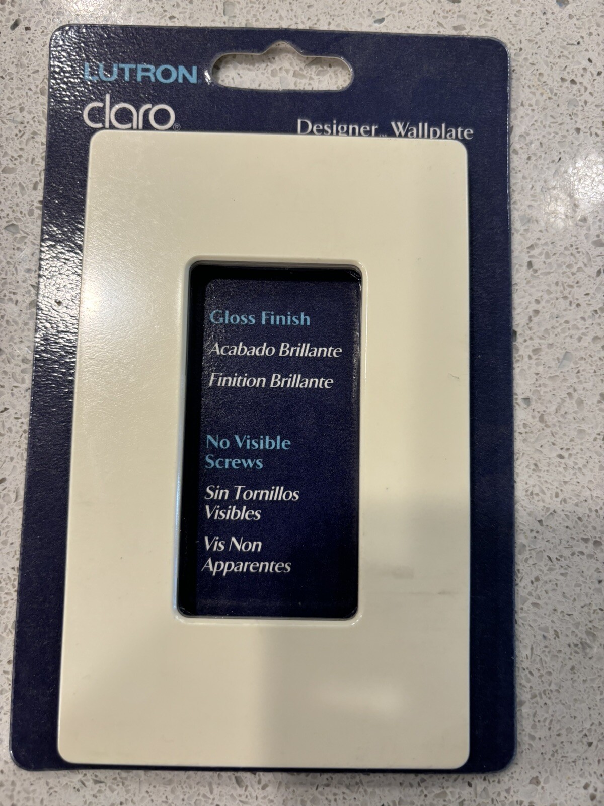 New Lutron Claro CW-1-AL (Almond) Wallplate